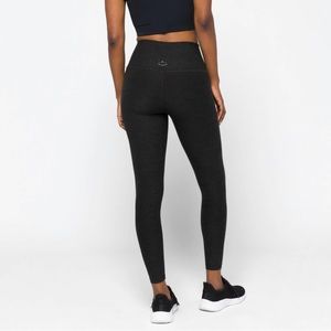 BEYOND YOGA Caught In The Midi High Waisted Legging, Jet Black, Medium